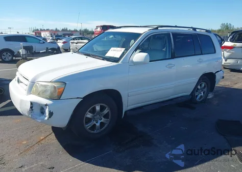 2006 Toyota Highlander V6 from USA, damaged, VIN JTEDP21A560098737